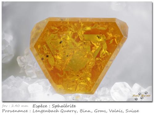 Sphalerite<br />Cantera Lengenbach, Fäld, Valle Binn (Binntal), Wallis (Valais), Suiza<br />fov 2.4 mm<br /> (Author: ploum)