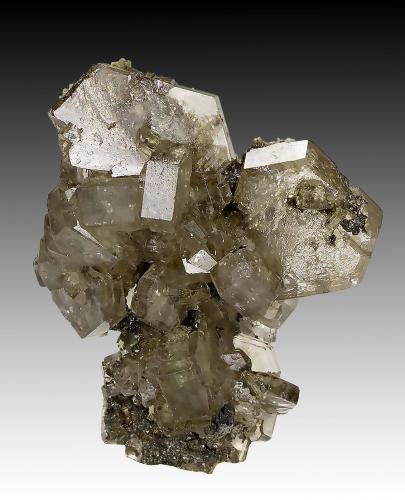 Fluorapatite, Siderite, Arsenopyrite, Muscovite<br />Minas da Panasqueira, Aldeia de São Francisco de Assis, Covilhã, Castelo Branco, Cova da Beira, Centro, Portugal<br />6 cm x 5 cm x 3 cm<br /> (Author: silvia)