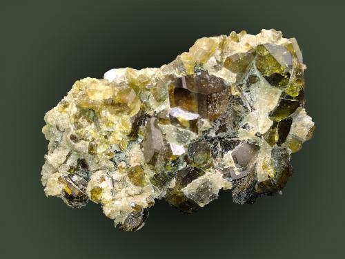 Epidote with Andradite<br />Khogyani District, Nangarhar Province, Afghanistan<br />44 mm x 28 mm x 16 mm<br /> (Author: Firmo Espinar)