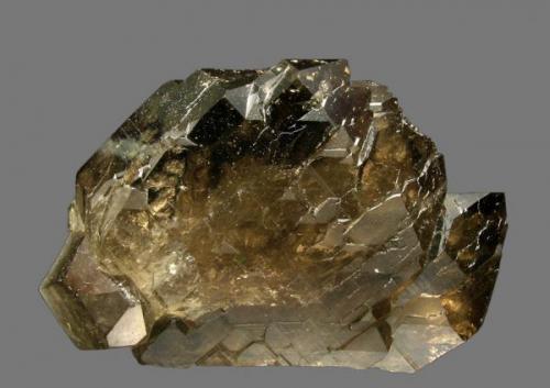 Quartz Gwindel from Argentière Glacier.
Specimen size: 11 × 6.8 × 3.7 cm.
Mined aproximately on 1985 (Author: Jordi Fabre)