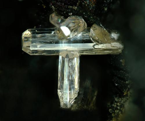 Phosgenite<br />Mazarrón, Comarca Alto Guadalentín, Región de Murcia (Murcia), España<br />FOV 2.2 mm.<br /> (Author: Rewitzer Christian)