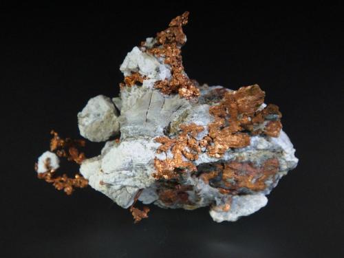 Cobre<br />Corta Santa Bárbara, Minas de Herrerías, Puebla de Guzmán, Comarca El Andévalo, Huelva, Andalucía, España<br />6 x 5 cm.<br /> (Autor: Antonio P. López)