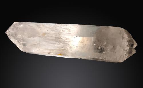 Cuarzo<br />San Cristobal, Municipio Suaita, Santander Department, Colombia<br />134 mm x 35 mm x 32 mm<br /> (Autor: Firmo Espinar)