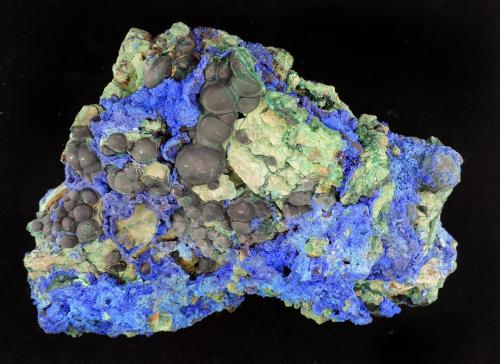 Malachite, Azurite<br />Sepon Mine, Vilabouly District, Savannakhét Province, Laos (Lao P.D.R.)<br />230 mm X 170 mm X 110 mm<br /> (Author: Robert Seitz)