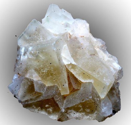 Fluorita<br />Mina Matagalls (Minas de Sant Marçal), Sant Marçal, Viladrau, Comarca Osona, Gerona / Girona, Cataluña / Catalunya, España<br />43 x 40 x 29 mm.<br /> (Autor: José Luis Zamora)