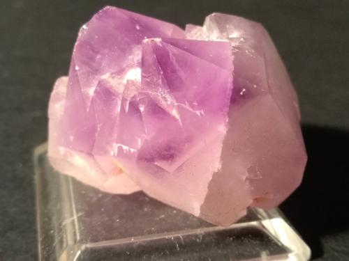 Quartz (variety amethyst)<br />Bou Oudi, Mount Adrar Tirecht, Tata Province, Souss-Massa Region, Morocco<br />44 x 34 mm<br /> (Author: Sante Celiberti)