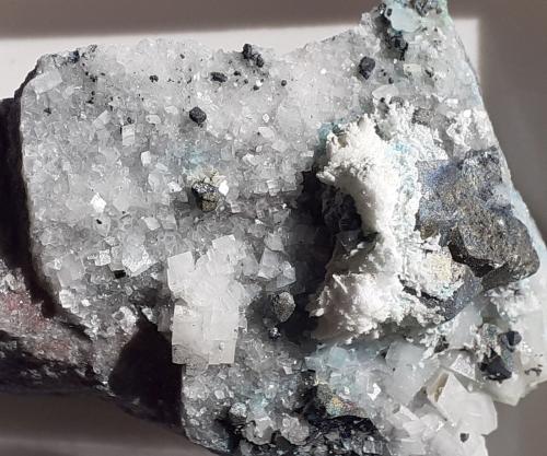 Tetrahedrite-group, Dolomite, Baryte<br />Großkogel, St Gertraudi, Reith im Alpbachtal, Kufstein District, Inn Valley, North Tyrol, Tyrol/Tirol, Austria<br />4,5 x 3 cm<br /> (Author: Volkmar Stingl)