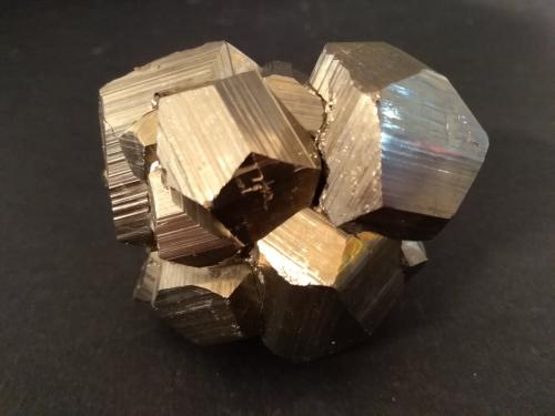 Pyrite<br />Huanzala Mine, Huallanca District, Dos de Mayo Province, Huánuco Department, Peru<br />65 x 61 mm<br /> (Author: Sante Celiberti)