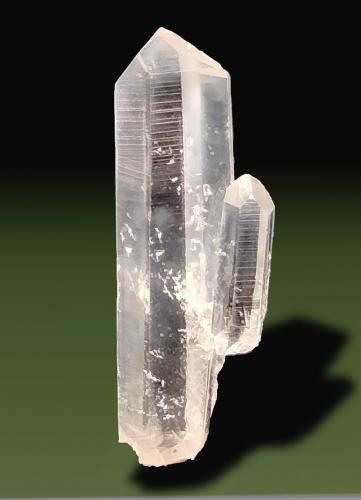 Quartz<br />Santander Department, Colombia<br />14 mm x 47 mm x 9 mm<br /> (Author: Firmo Espinar)