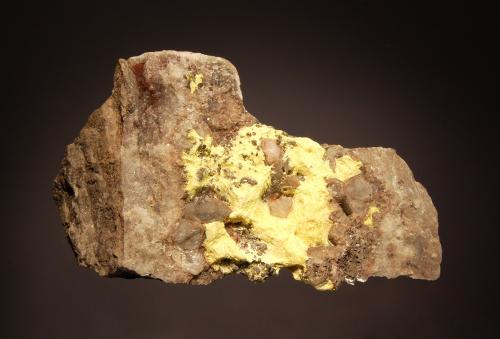 Uranophane<br />Poison Canyon Mine, Ambrosia Lake Subdistrict, McKinley County, New Mexico, USA<br />9.1 x 5.8 cm<br /> (Author: Michael Shaw)