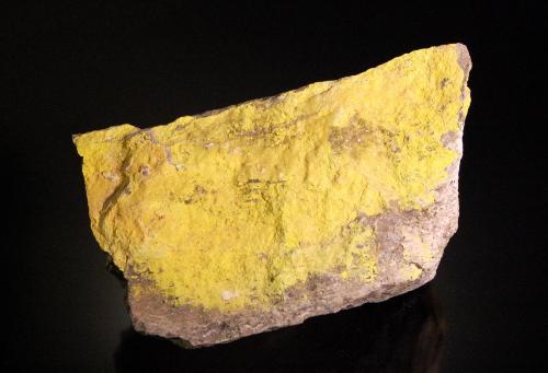 Tyuyamunite<br />Grants District, Cibola County, New Mexico, USA<br />10.0 x 5.3 cm<br /> (Author: Michael Shaw)