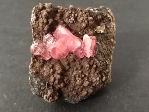 Rhodochrosite<br />Uchucchacua Mine, Oyón Province, Lima Department, Peru<br />41 x 38 mm<br /> (Author: Sante Celiberti)