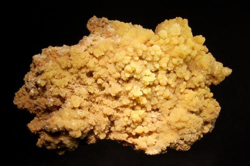 Mimetite<br />San Pedro Corralitos, Municipio Casas Grandes, Chihuahua, México<br />12.2 x 8.1 cm<br /> (Author: Michael Shaw)