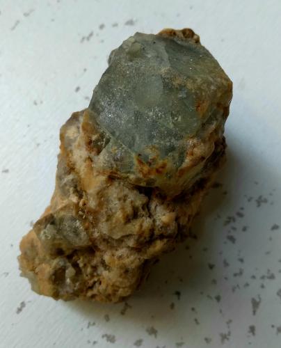 Fluorite<br />Termini Imerese, Metropolitan City of Palermo Province, Sicily, Italy<br />6.5 x 4.5 x3 cm.<br /> (Author: mineralenzo)