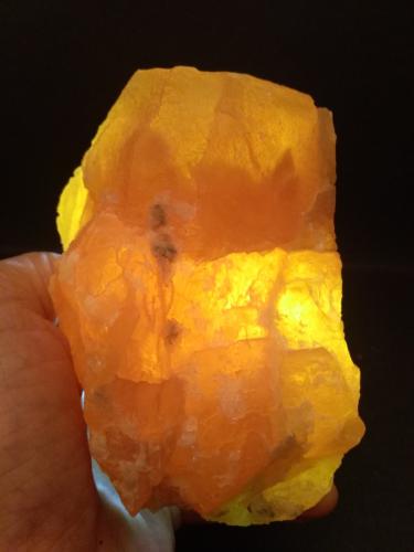 Sulphur<br />Giumentaro Mine (Capodarso Mine), Capodarso, Enna (Castrogiovanni), Enna Province, Sicily, Italy<br />11 x 8 cm<br /> (Author: Sante Celiberti)