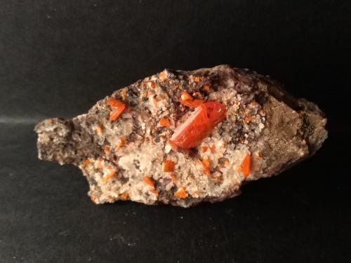 Wulfenite<br />Red Cloud Mine, Trigo Mountains, Silver District, La Paz County, Arizona, USA<br />10 x 6 cm<br /> (Author: Sante Celiberti)