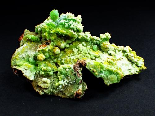 Mimetite, Pyromorphite<br />Shizhuyuan Mine, Dongpo, Yizhang District, Chenzhou Prefecture, Hunan Province, China<br />98 mm x 57 mm x 32 mm<br /> (Author: Don Lum)