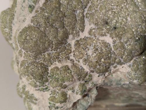Andradita (variedad demantoide)<br />Campo Franscia, Lanzada, Malenco Valley (Valmalenco), Sondrio Province, Lombardy, Italy<br />135 x 80 mm<br /> (Autor: Sante Celiberti)