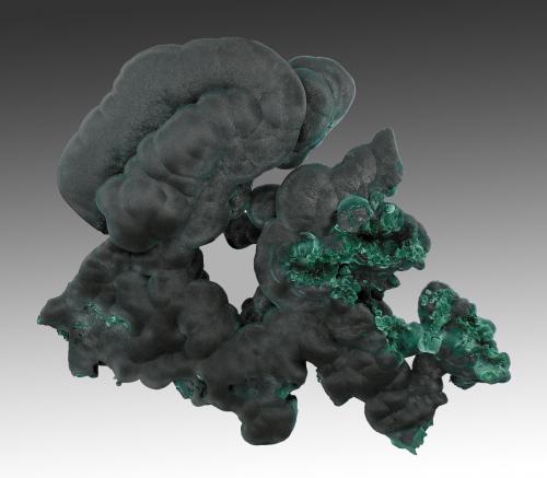 Malachite<br />Mindingi Mine (Mindigi Mine), Swambo, Kambove District, Katanga Copper Crescent, Katanga (Shaba), Democratic Republic of the Congo (Zaire)<br />15 cm x 12 cm x 5 cm<br /> (Author: silvia)