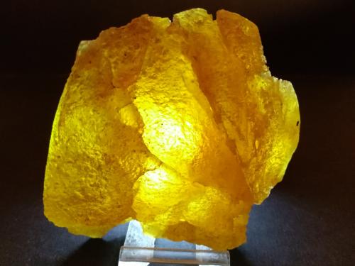 Sulphur<br />Cianciana Mines, Cianciana, Agrigento (Girgenti) Province, Sicily, Italy<br />10,7 x 9 cm<br /> (Author: Sante Celiberti)