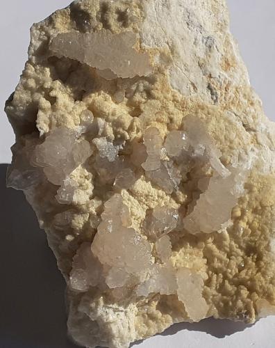 Strontianite<br />Oberdorf an der Laming, Laming Valley, Bruck an der Mur, Styria/Steiermark, Austria<br />8 x 7,5 cm<br /> (Author: Volkmar Stingl)