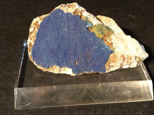 Azurite<br />Brixlegg, Distrito Kufstein, Valle Inn, Tirol Norte, Tirol, Austria<br />71 x 41 mm<br /> (Author: Sante Celiberti)