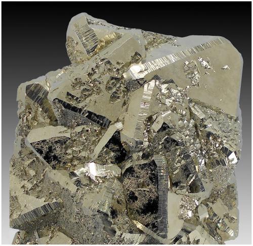 Pyrite<br />Huanzala Mine, Huallanca District, Dos de Mayo Province, Huánuco Department, Peru<br />22 cm x 18 cm x 8 cm<br /> (Author: silvia)