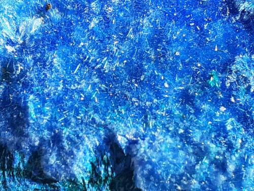 Cyanotrichite, Brochantite<br />Qinglong Mine, Dachang, Qinglong, Qianxi'nan Autonomous Prefecture, Guizhou Province, China<br />6,5 x 5 cm<br /> (Author: Volkmar Stingl)