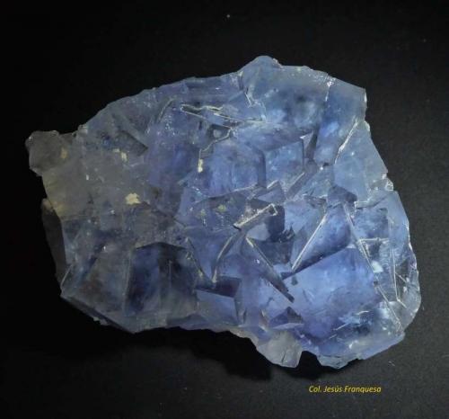 Fluorita.<br />Xianghualing, Linwu, Prefectura Chenzhou, Provincia Hunan, China<br />70x60 mm.<br /> (Autor: Jesus Franquesa Baucells)