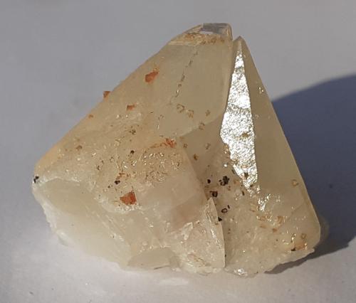 Calcite, Pyrite, Siderite, Chalcopyrite<br />Yongping Mine, Yongping, Yanshan, Shangrao Prefecture, Jiangxi Province, China<br />3 x 2,5 cm<br /> (Author: Volkmar Stingl)