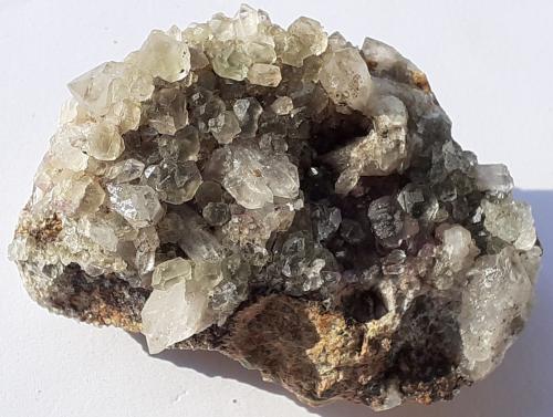 Fluorite, Quartz<br />Chengnan high speed railway tunnel, Wuyishan, Nanping Prefecture, Fujian Province, China<br />5,5 x 3,5 cm<br /> (Author: Volkmar Stingl)