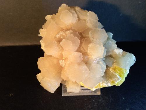 Aragonite, Sulphur<br />Giumentaro Mine (Capodarso Mine), Capodarso, Enna (Castrogiovanni), Enna Province, Sicily, Italy<br />10 x 9 cm<br /> (Author: Sante Celiberti)