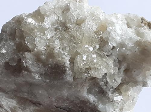 Calcite<br />Rudolf Adit, 5th level, Bleiberg mining area, Bad Bleiberg, Villach-Land District, Carinthia/Kärnten, Austria<br />5 x 3 cm<br /> (Author: Volkmar Stingl)