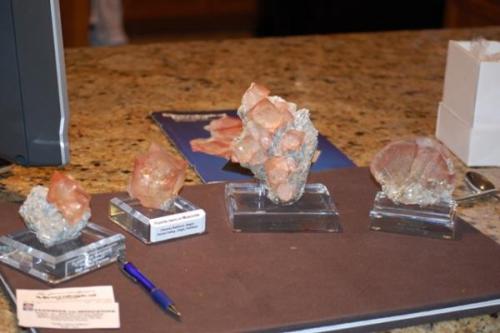 Fluorite grouping. (Author: Gail)