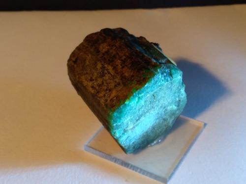 Beryl (variety emerald), Biotite<br />Carnaíba mining district, Campo Formoso ultramafic complex, Pindobaçu, Centro-Norte Baiano, Bahia, Northeast Region, Brazil<br />54 x 40 mm<br /> (Author: Sante Celiberti)