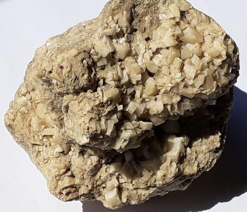 Magnesite<br />Magnesite deposit, Bürglkopf, Hochfilzen, Kitzbühel District, North Tyrol, Tyrol/Tirol, Austria<br />12 x 11 cm<br /> (Author: Volkmar Stingl)