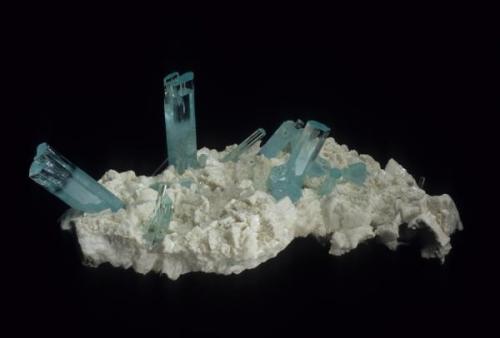 Aquamarine on Albite
Shigar Valley, Northern Areas, Pakistan (Author: Gail)