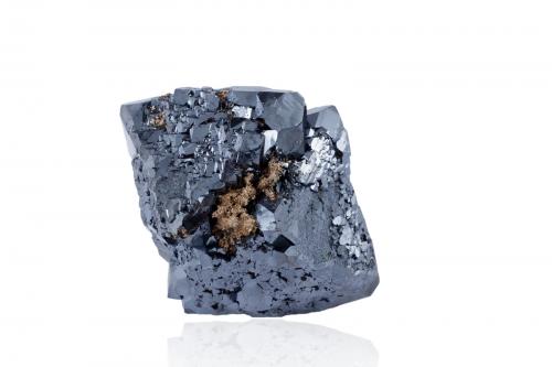 Cuprita y Plata<br />Mina Poteryaevskoe, Distrito Rubtsovsky, Altai Krai, Rusia<br />7,5 x 6 x 6 cm<br /> (Autor: Museo MIM)