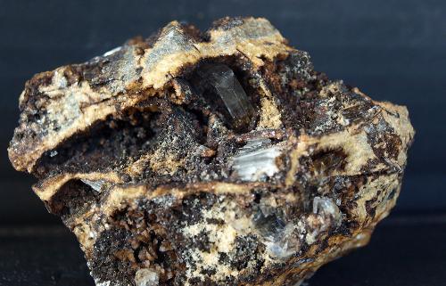 Yeso<br />Mina Quien Tal Pensara (Mina Rica), El Pilar de Jaravía, Pulpí, Comarca Levante Almeriense, Almería, Andalusia, Spain<br />7 X 5.5 CM<br /> (Autor: Pedro Antonio)