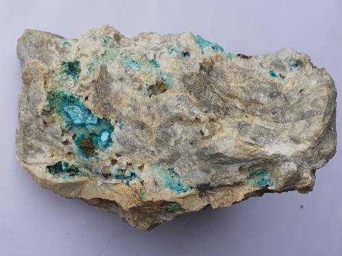 Malachite, Allophane, Dolomite<br />Ringenwechsel Mining District, Troi, District Schwaz, Inn Valley, North Tyrol, Tyrol/Tirol, Austria<br />11 x 8 cm<br /> (Author: Volkmar Stingl)