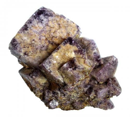 Fluorite, chalcopyrite<br />Weardale, North Pennines Orefield, County Durham, England / United Kingdom<br />Specimen size 24 x 16 cm, largest crystal 11 cm<br /> (Author: Tobi)