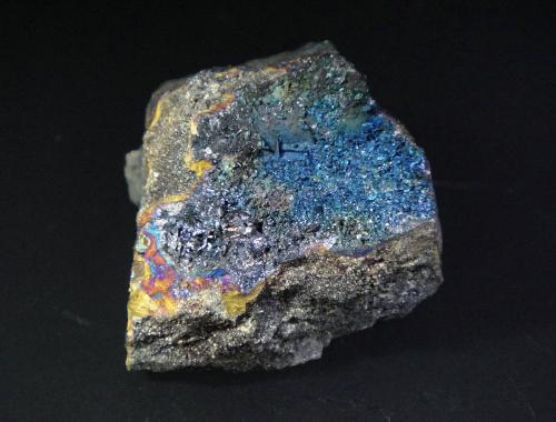 Chalcocita (Calcosina)<br />Mina Las Cruces, Gerena-Guillena-Salteras, Comarca Sierra Norte, Sevilla, Andalucía, España<br />4 x 3 cm.<br /> (Autor: Antonio P. López)