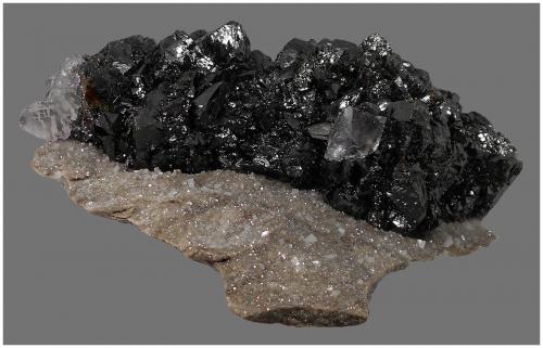 Sphalerite, Fluorite, Dolomite<br />Elmwood Mine, Carthage, Central Tennessee Ba-F-Pb-Zn District, Smith County, Tennessee, USA<br />160 mm x 160 mm x 70 mm<br /> (Author: silvia)