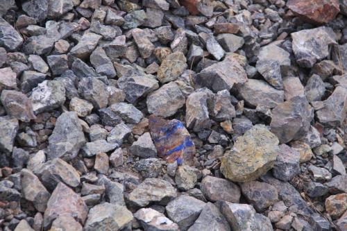 _Azurite<br />Cerro Minado, Huércal-Overa, Comarca Levante Almeriense, Almería, Andalucía, España<br />63 mm x 108 mm x 54 mm<br /> (Author: Firmo Espinar)