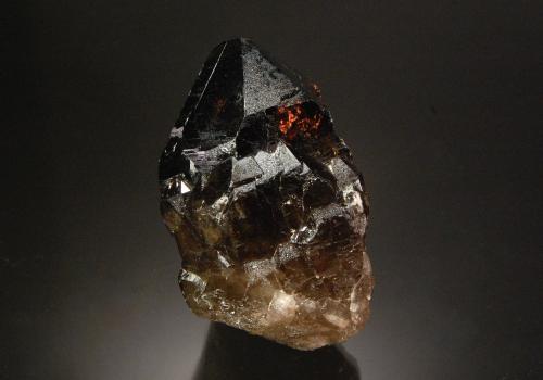 Quartz (variety smoky quartz)<br />Pozo Government, Albany, Condado Carroll, New Hampshire, USA<br />6.0 x 4.1 cm<br /> (Author: Michael Shaw)