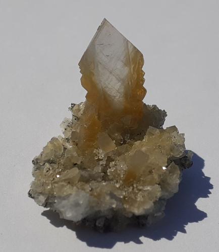 Barite<br />Langeac, Brioude, Haute-Loire, Auvergne-Rhône-Alpes, France<br />3 x 2 cm<br /> (Author: Volkmar Stingl)