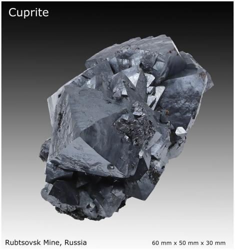 Cuprite<br />Rubtsovskoe Mine, Rubtsovsky District, Altai Krai, Russia<br />60 mm x 50 mm x 30 mm<br /> (Author: silvia)
