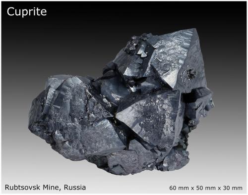 Cuprite<br />Rubtsovskoe Mine, Rubtsovsky District, Altai Krai, Russia<br />60 mm x 50 mm x 30 mm<br /> (Author: silvia)