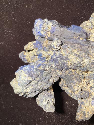 Azurite<br />Tsumeb Mine, Tsumeb, Otjikoto Region, Namibia<br />123 mm X 110 mm X 63 mm<br /> (Author: Robert Seitz)