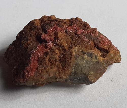 Erythrite<br />Silberbergalm, Reith im Alpbachtal!, Kufstein District, Inn Valley, North Tyrol, Tyrol/Tirol, Austria<br />2 x 1,5 cm<br /> (Author: Volkmar Stingl)